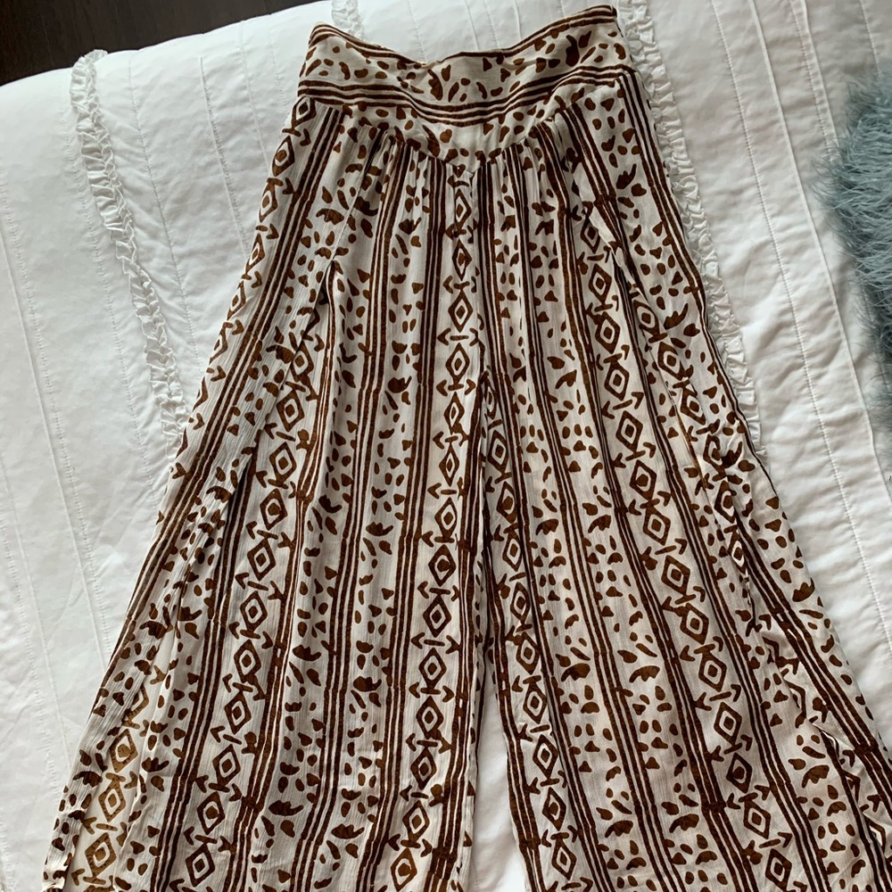 Free People Wide legged pants